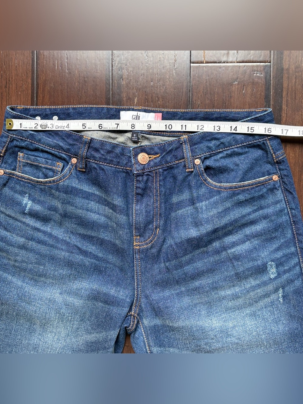 cabi Women's Straight Malibu Jeans 8 fall old money classic mom-jeans timeless - Picture 7 of 12